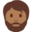 person, medium-dark skin tone, beard